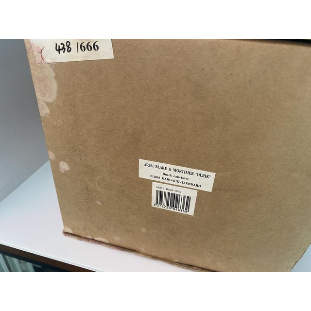 ARJ01 Blake & Mortimer Olrik Model Car by Michel Aroutcheff, 2005 For Sale - Image 6 of 17