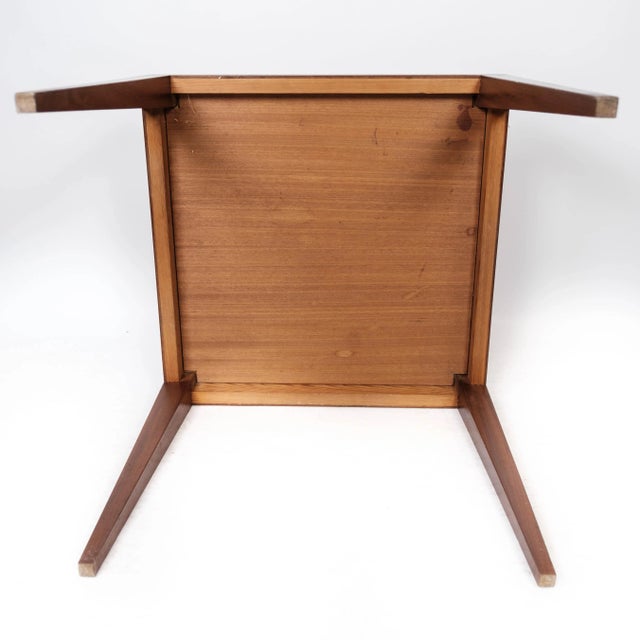 Danish Teak Side Table from Haslev Furniture, 1960s For Sale - Image 9 of 12
