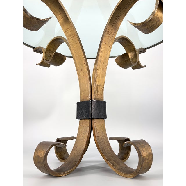 Mid-Century Modern Hollywood Regency Brass Coffee Table, 1960s For Sale - Image 3 of 13