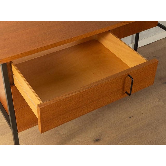 Brown Vintage Desk by Günter Renkel, 1960s For Sale - Image 8 of 9