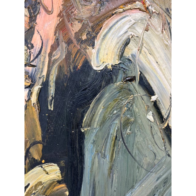 Green Contemporary Abstract Original Oil Painting For Sale - Image 8 of 11