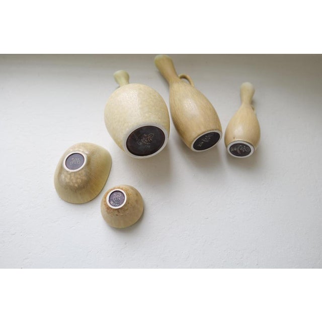 Mid-Century Modern Vessels attributed to Carl-Harry Stålhane for Rörstrand, Sweden, 1950s, Set of 5 For Sale - Image 12 of 13