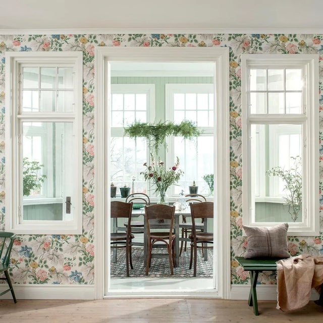 Sample Borastapeter Carnation Garden Mural in Multi Chairish