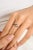 14k Gold Blue Sapphire and Diamond Eye Snake Ring Size 5.5 For Sale - Image 4 of 11