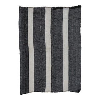 Mid 20th Century Vintage Turkish Hemp Kilim Rug For Sale