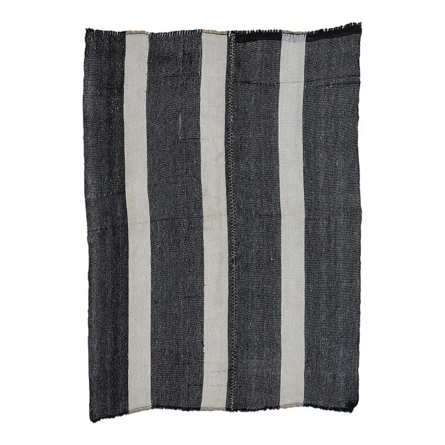 Mid 20th Century Vintage Turkish Hemp Kilim Rug For Sale