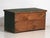 Green Antique Folk Art Style Trunk, 1920s For Sale - Image 8 of 9