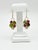 Carved Multi Color Tourmaline and White Diamond Dangle Earrings - 2 Pieces For Sale - Image 4 of 6
