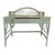 Mid-Century Modern Vintage Woven Rattan Desk For Sale - Image 3 of 11