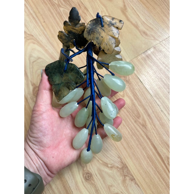 Mid-Century Modern Mid-Century Jade Grape Cluster For Sale - Image 3 of 3