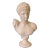 Vintage Classical Plaster Male Bust of Hermes Sculpture For Sale