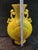 Chinese Ceramic Vase Ming Dynasty Hongzhi Marked Yellow Glaze Porcelain Vase Hand Carved Double Dragon Ears For Sale - Image 11 of 11