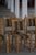 Set of eight dining chairs in the style of Henning Kjærnulf, produced in Denmark during the 1960s. The set containts six...