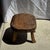 Small Wabi-Sabi Oval Teak Occasional Stool For Sale - Image 10 of 18