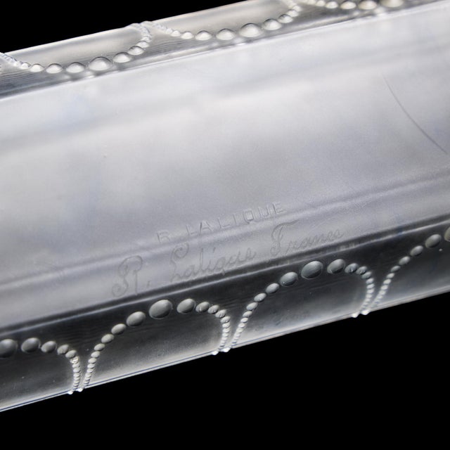 René Lalique Perles French Glass Dish For Sale In Chicago - Image 6 of 6