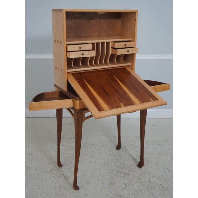 Art Nouveau Art Nouveau Style Studio Crafted Desk Manner of Carlo Zen For Sale - Image 3 of 18