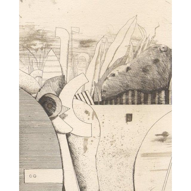 Karl Korab, Still Life, Etching, 1973 For Sale - Image 4 of 6