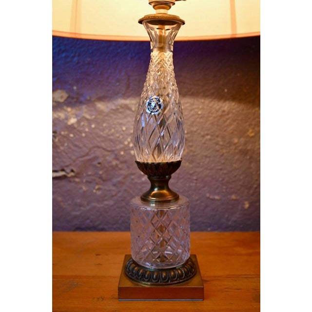 1970s French Regency Hollywood Lamp in Albret Crystal, 1970s For Sale - Image 5 of 13