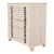 Antique Arts & Crafts White Painted 18-Drawer Flat File Printer's Cabinet, Circa 1900 For Sale