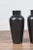 Gray Pair of Cobalt Gray Ceramic Vases For Sale - Image 8 of 13