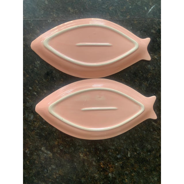 Mid-Century Modern Mid-Century Modern Fish Platters - A Pair For Sale - Image 3 of 5