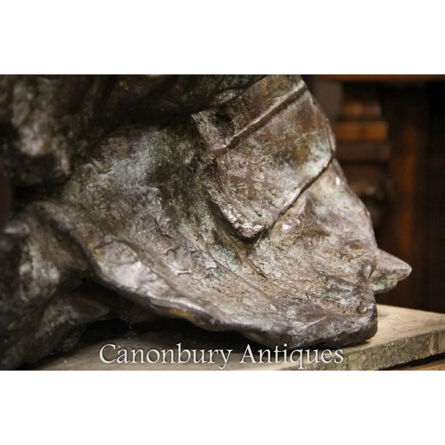 Gold Lifesize Oxford University Student, 1930s, Bronze Casting For Sale - Image 8 of 18