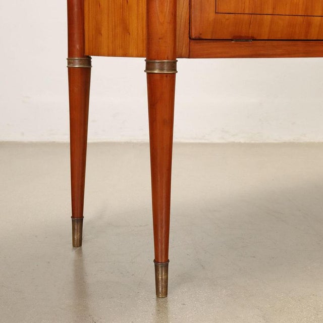Cherry & Brass Sideboard, 1950s For Sale - Image 9 of 12