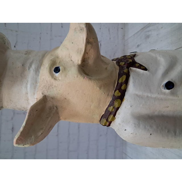 Vintage Cast Iron Butchers Pig Advertising Prop, 1930 For Sale - Image 12 of 18