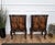 1930s Italian Chippendale Walnut Nightstands with Marble Top, 1930s, Set of 2 For Sale - Image 5 of 10