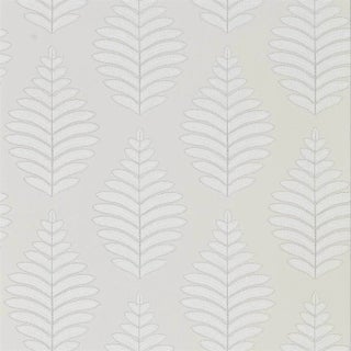 Harlequin Lucielle Wallpaper in Linen/Silver - a Sample For Sale