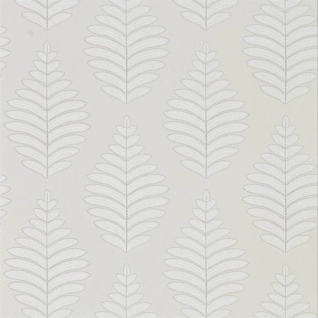 Harlequin Lucielle Wallpaper in Linen/Silver - a Sample For Sale