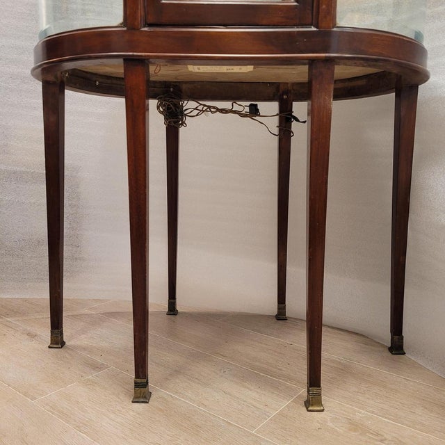 Edwardian Style Display Case in Wood, England, 1930s For Sale - Image 13 of 18