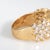 Metal 80s Vintage 1.50ct Diamond Cigar Band 14k Yellow Gold Sz 5 Ring Mixed Cuts For Sale - Image 7 of 7