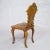 Nutwood Edelweis Marquetry Chair, Brienz, Swiss, 1900s For Sale - Image 3 of 12