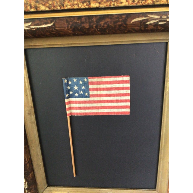 American Antique 13 Star American Flag in a Medallion Pattern 1910- 1926 For Sale - Image 3 of 4