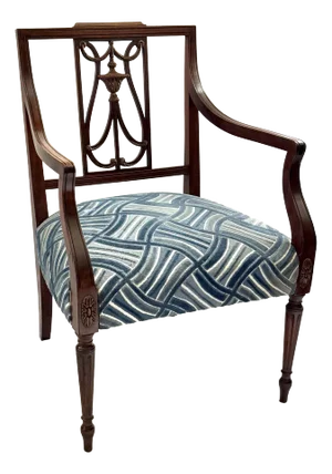 1940s Sheraton Mahogany Arm Chair