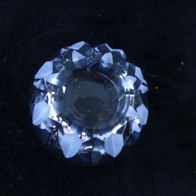 1980s Cut Crystal Candy Bowl For Sale - Image 5 of 7