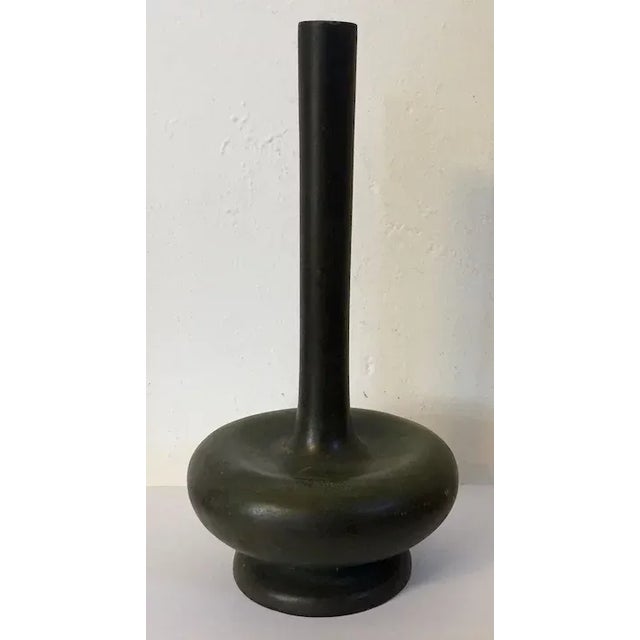 19th Century Antique 19th Century Japanese Meiji Bronze Vase For Sale - Image 5 of 11