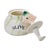Vintage; 1910-1950, Mid-Century Modern, Pixieware, condiment jar depicting a hand-painted charicature face of a child on...