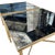 Gold 1940s Pair of Mid-Century French Brass Cocktail Tables For Sale - Image 8 of 8