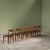 Bambi Dining Chairs in Teak and Black Leather by Rolf Rastad and Adolf Relling for Gustav Bahus, Norway, 1950s, Set of 6 For Sale - Image 4 of 10