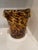 Christian Dior Vintage Christian Dior Hand Blown Glass Faux Tortoiseshell Wine Cooler Champagne Bucket For Sale - Image 4 of 5