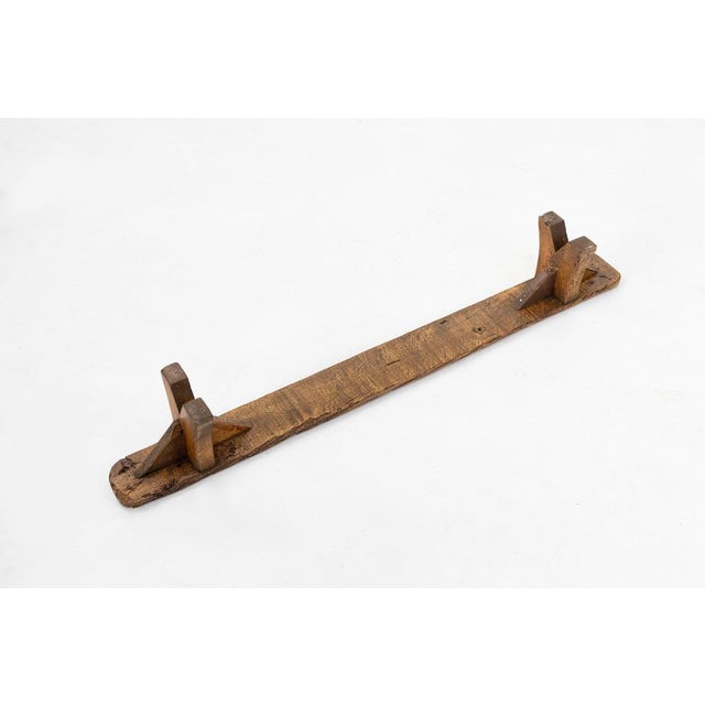 Decorative Wooden Low Bench, France, 1850s For Sale - Image 10 of 12