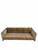 Camel MCM Adrian Pearsall Chrome Flat-Bar Cork-Sided Sofa & Loveseat Set Newly Reupholstered For Sale - Image 8 of 12