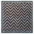 Modern SN1 Zig-Zag Rug in Gray and Brown by Doris Leslie Blau For Sale