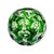 Vintage Emerald Green Cut-to-Clear Lead Crystal Sphere Vase, 1970s For Sale - Image 10 of 10