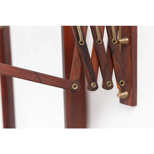 Mid-Century Danish Rosewood Scissor Wall Lamp, 1960s For Sale - Image 11 of 18