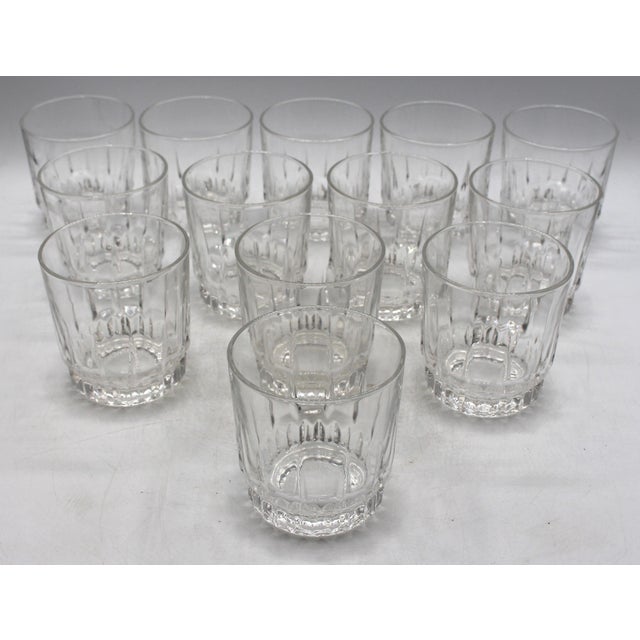 Mid-Century Modern C. 1980s Set of Twelve Plus One Whiskey Tumbler Glasses For Sale - Image 3 of 6
