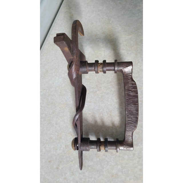 Art Deco Pharmacy Door Handle, 1930s For Sale - Image 3 of 5
