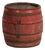 Antique Wooden Barrel with Iron Straps, Central Europe, 1920 For Sale